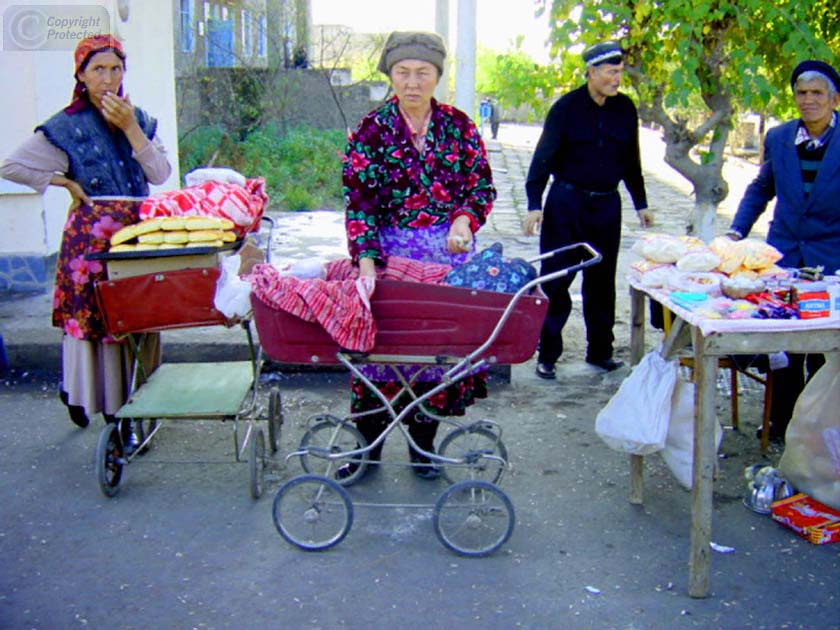 Women Selling in Uzbekistan